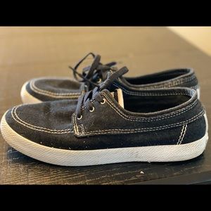 Converse black sneakers size 10